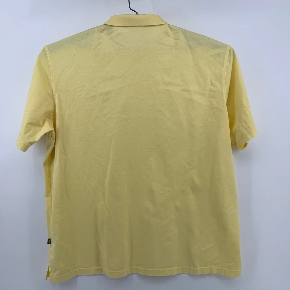 Perlis New Orleans Crawfish Polo Shirt Mens XXL Yellow Supima Mercerized Cotton - Picture 3 of 14